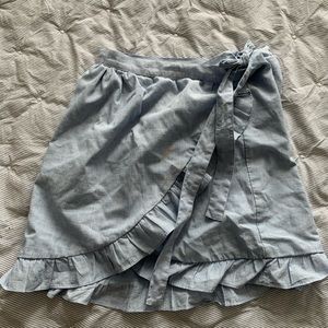 Madewell wrap skirt
